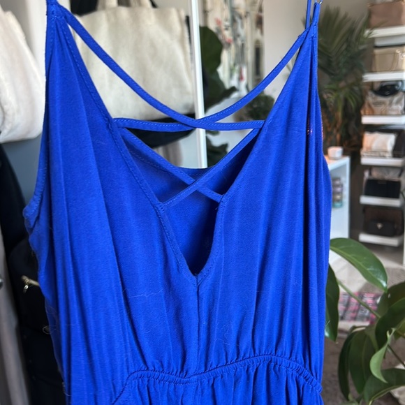 H&M COBALT BLUE ROMPER - Picture 3 of 6